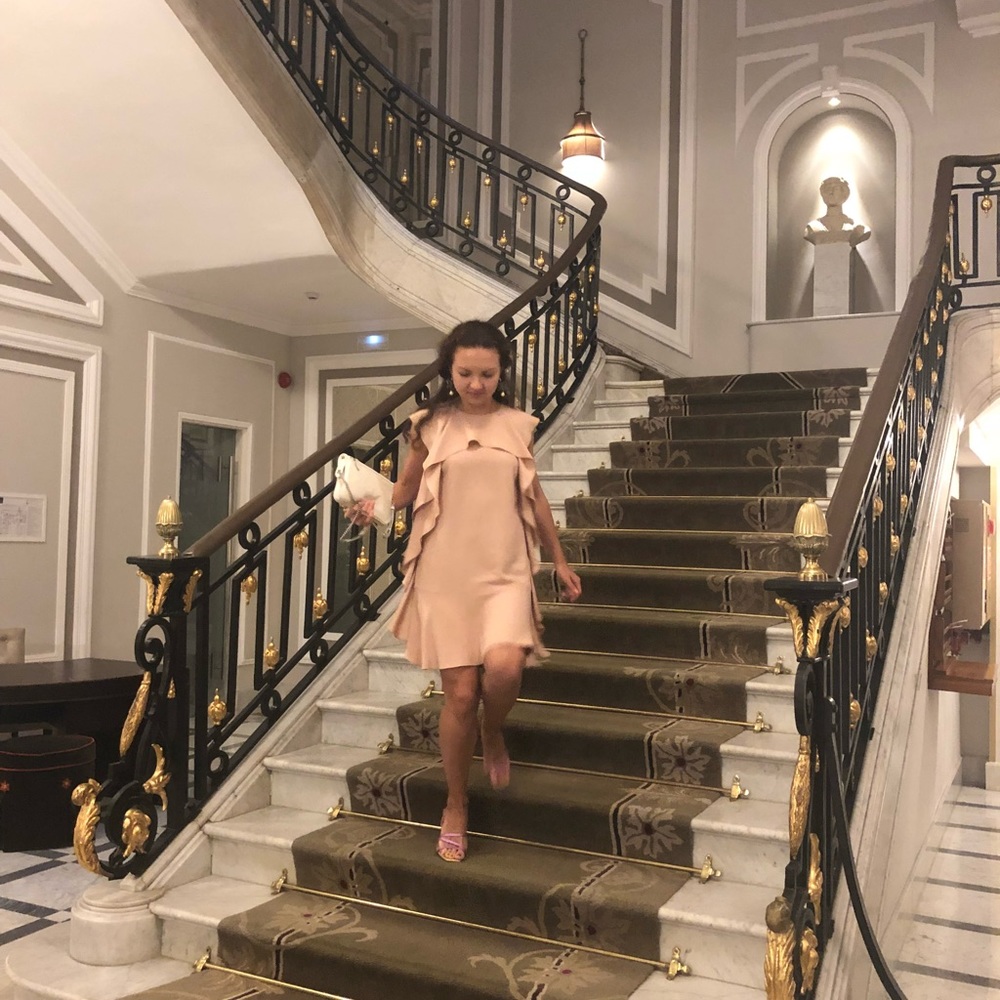 Fes Valentino Rose pink dress size 38